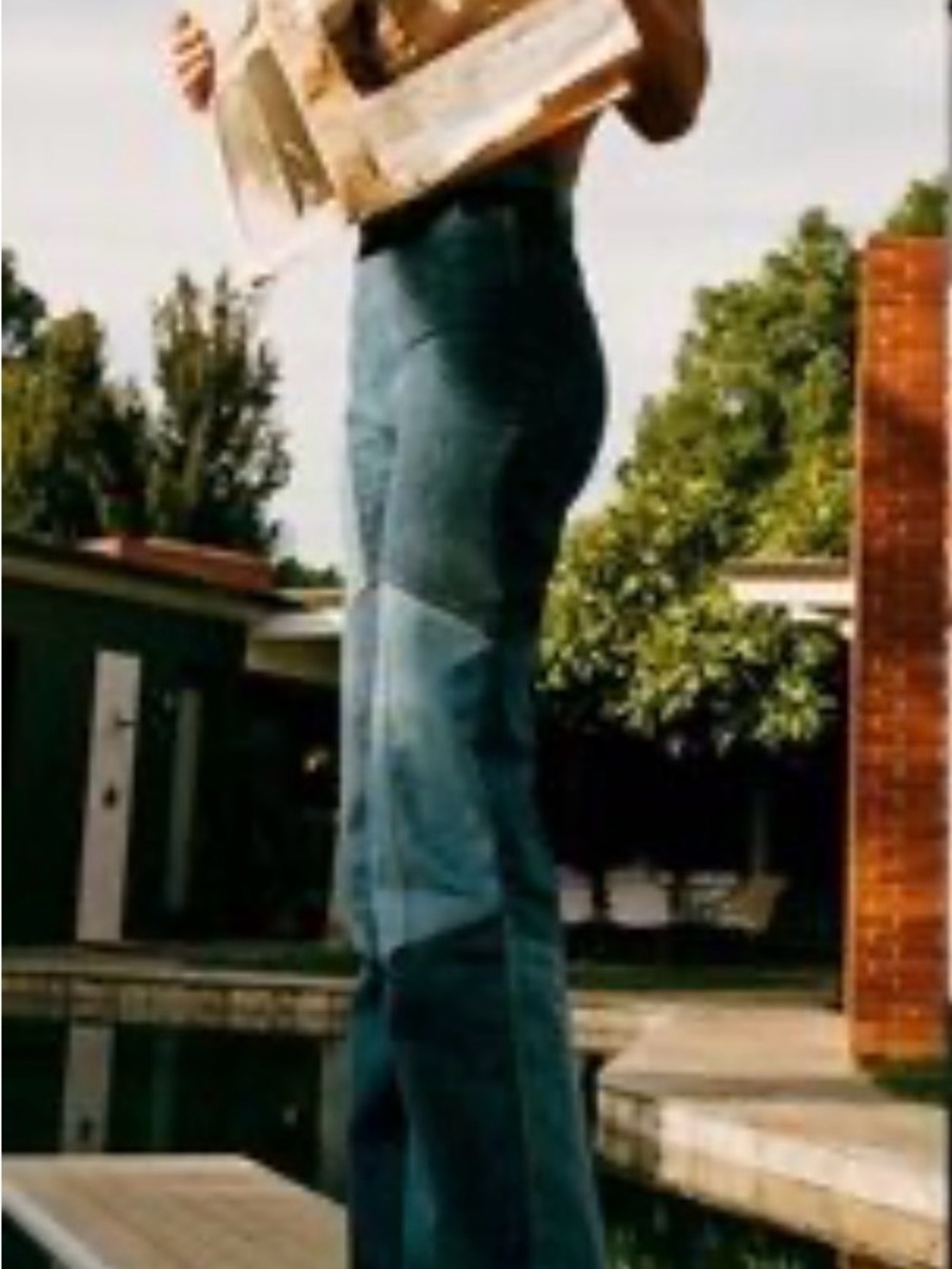 Stone Immaculate Rare Patchwork Jeans